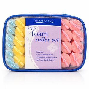 VTG“Heatless Hair Curlers Roller Set w/ Case”